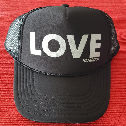 HatKrush LOVE in Black