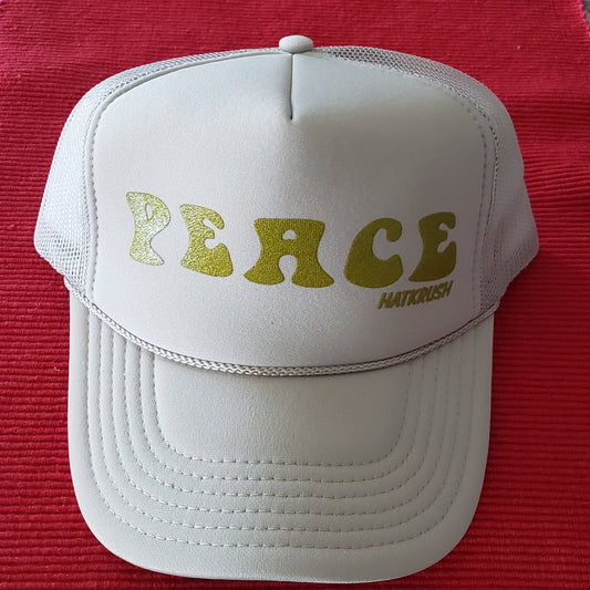 HatKrush PEACE in Khaki