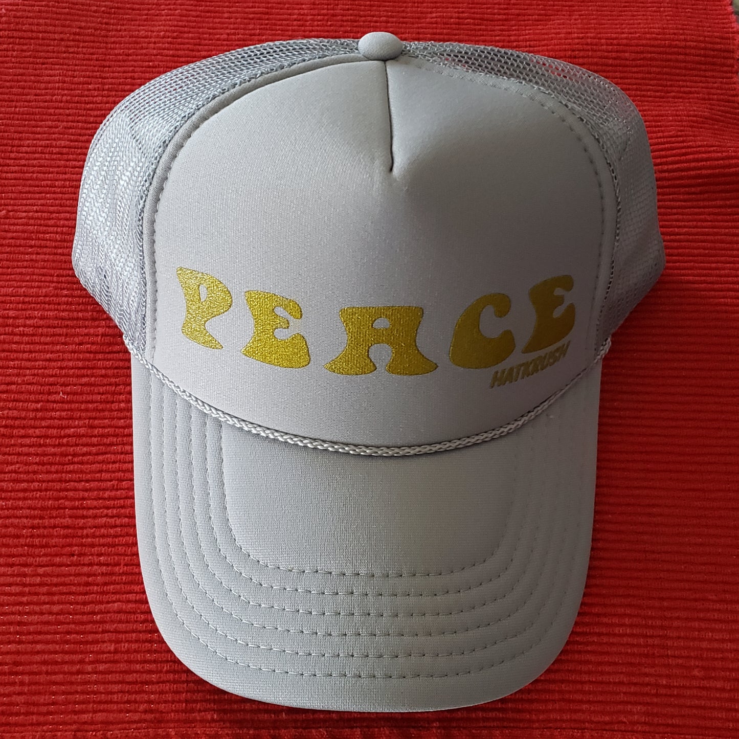 HatKrush PEACE in Grey